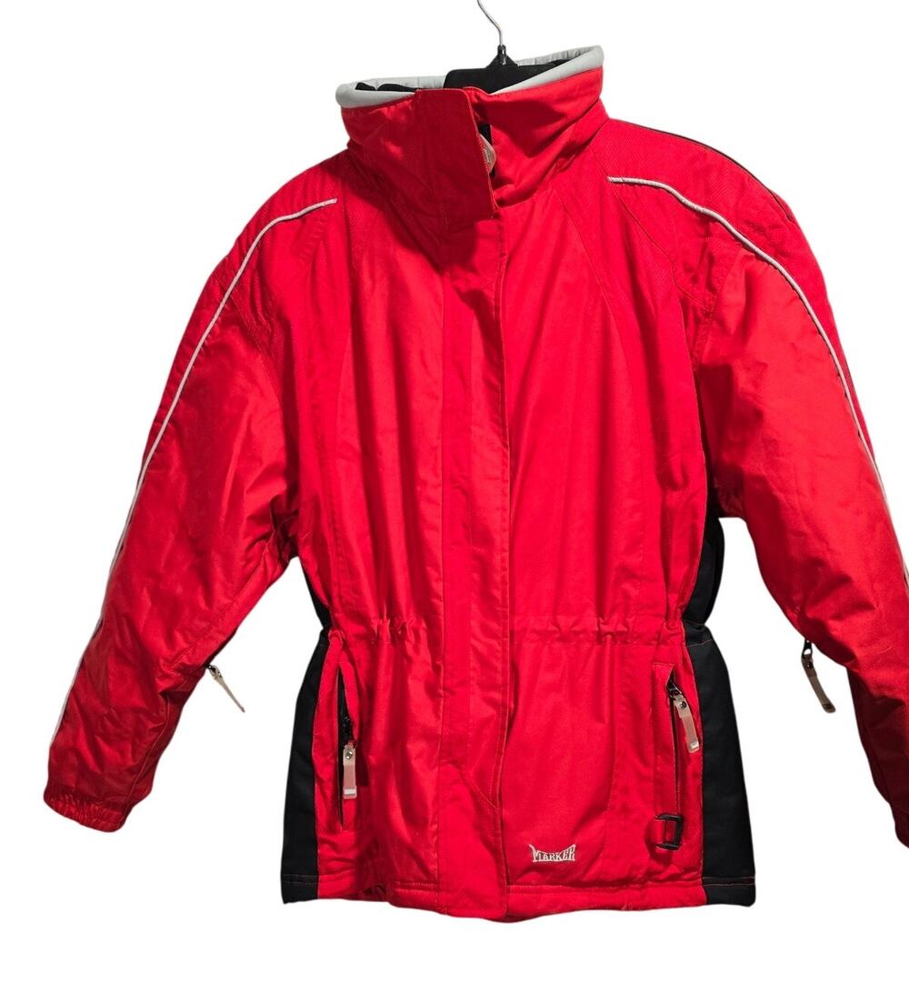 Marker Red Ski Snowboard Jacket Small Unisex Adult, Size 15-18 Youth, Excellent